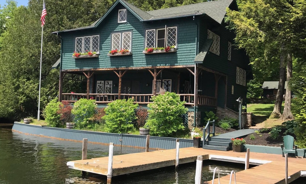 Lake Placid House | 1904 HISTORIC WATERFRONT HOME AND PONTOON. SEPTEMBER SPECIAL AVAILABLE!