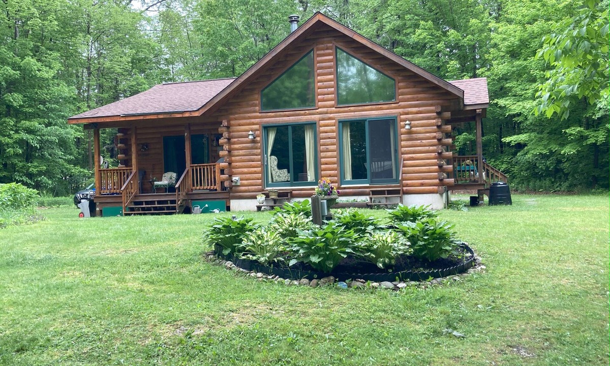 Pittsfield Cabin | A Beautiful Log Cabin In The Woods, On Pontoosuc Lake, Yet Near Everything