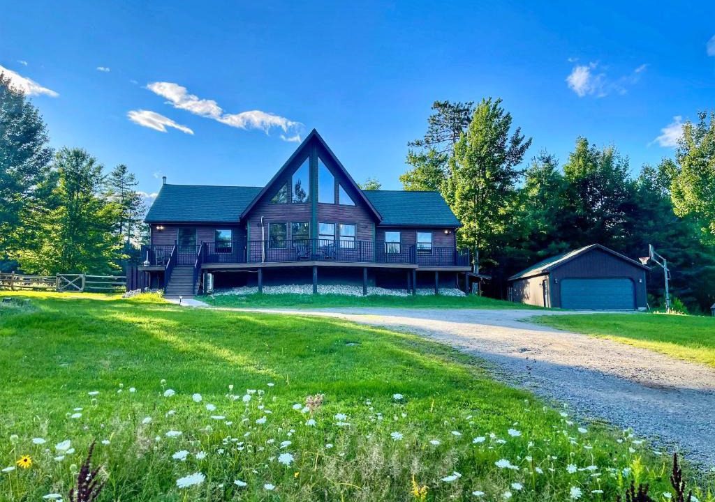Jay House | Adirondack Alpine Cabin with Hot Tub, Near Whiteface, Lake Placid, Game Rm, Fenced Yard, Views