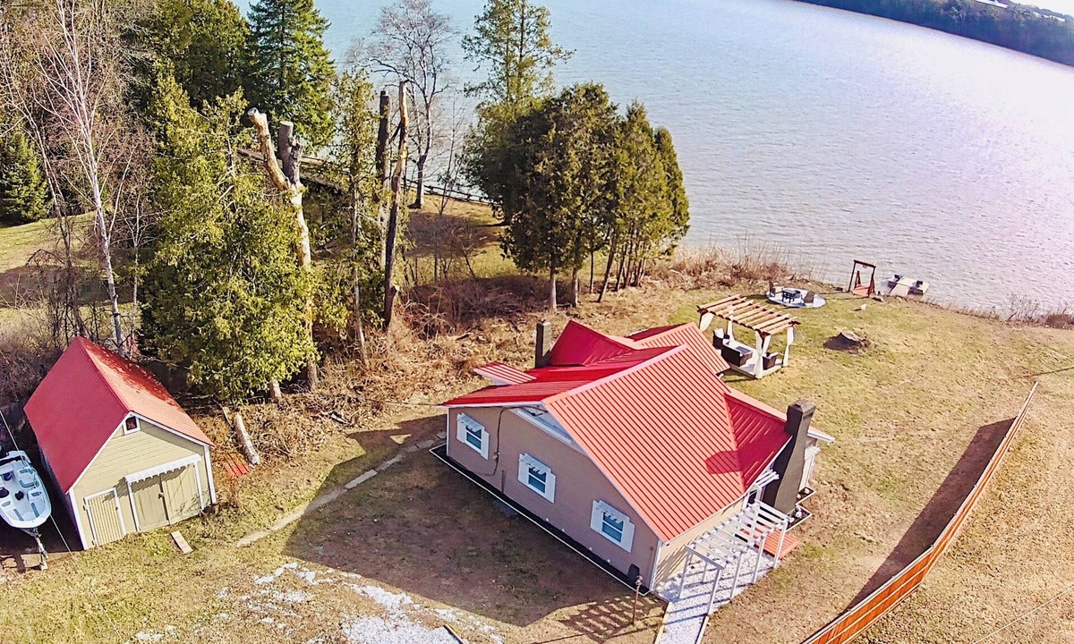 Crown Point House | Beautiful Lake House with whole house renovation & fresh modern appeal!