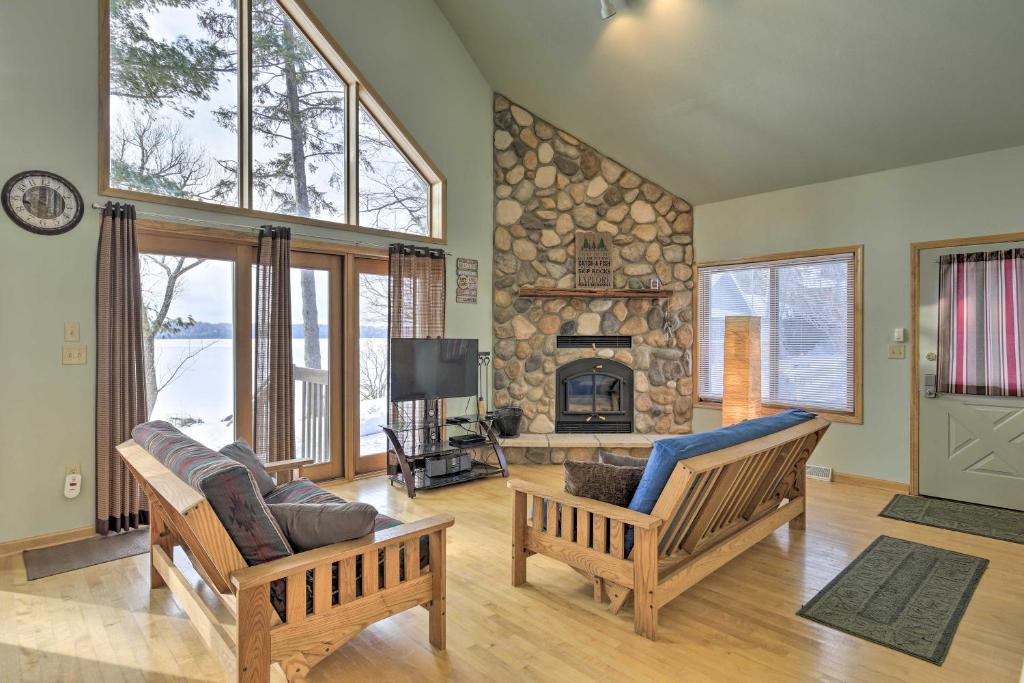 Eagle River House | Cozy Dam Lake Escape with Dock, Yard and Water Access!