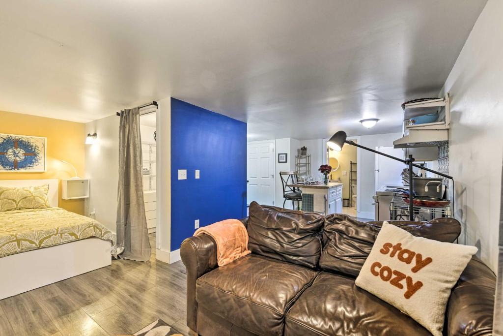 Winooski Apartment | Cozy Studio Plus in Winooski with Home Gym!