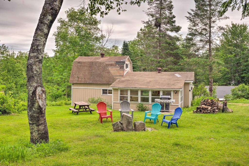 Lisbon House | Cozy White Mountains Getaway with Wood Fire Pit