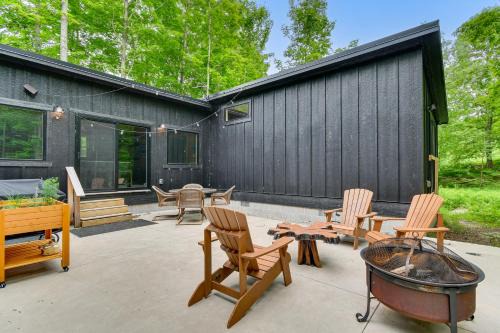 Empire House | Explore Lakes & Beaches! Creekside Glen Arbor Home