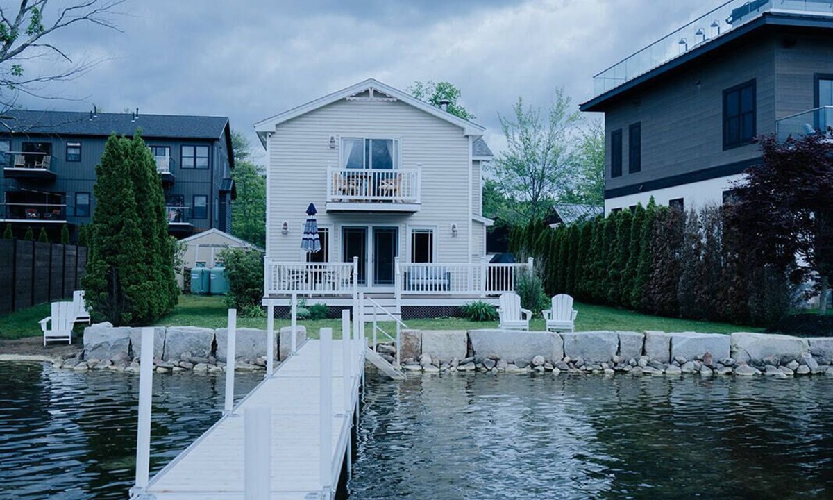Lochmere House | Lakefront home with private dock on Lake Winnisquam, 15 min from Gunstock Mtn