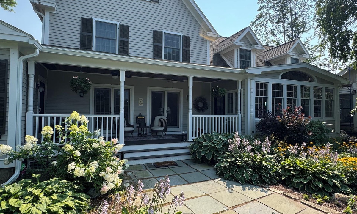 Pittsfield House | Large open floor plan. Private yet close to everything. Lovely meadow views