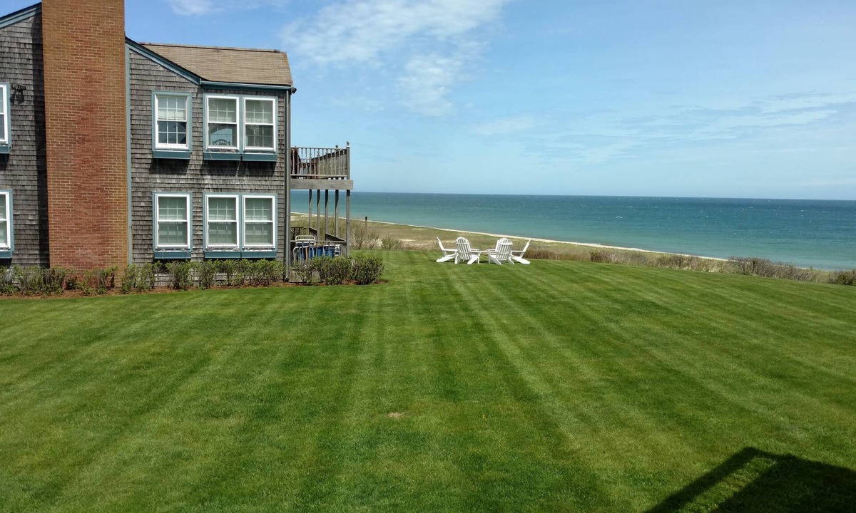 Tom Nevers House | LUXURY OCEANFRONT ESTATE! Private beach &heated pool & hot tub. Sleeps 12!