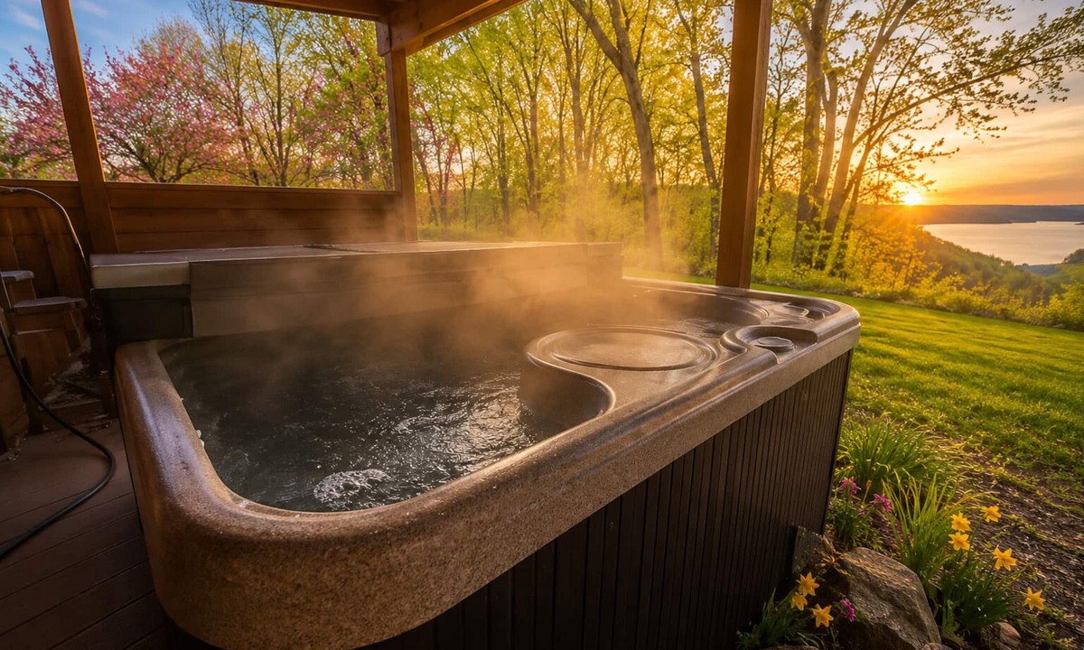 Ferryville Cabin | Luxury River View Cabin, Hot Tub + Fireplace, Private Retreat
