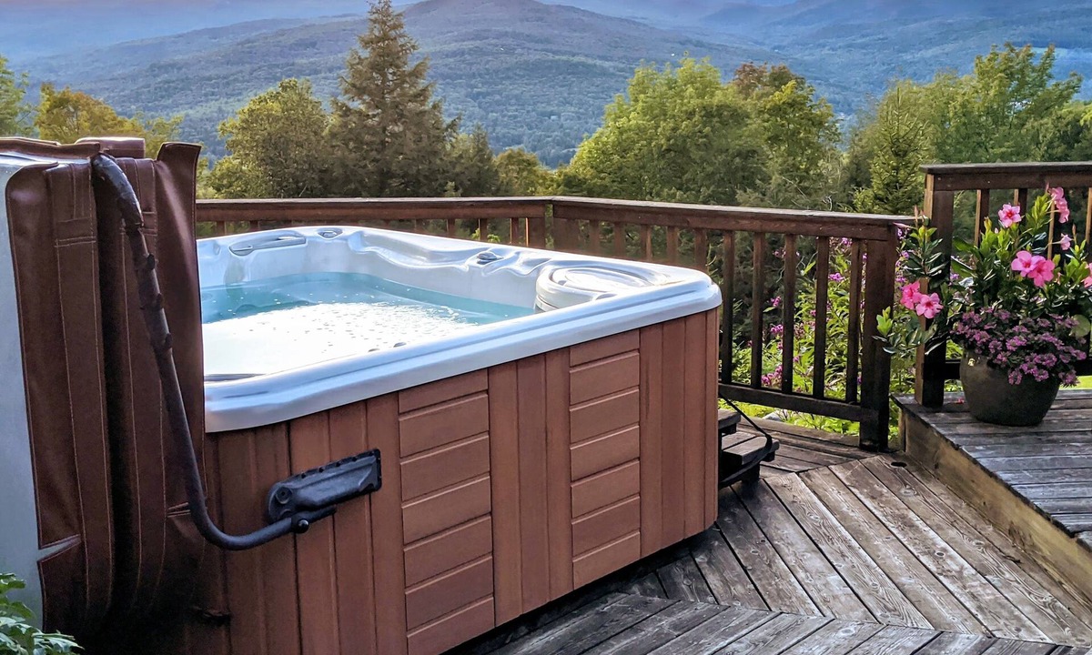 Moretown House | Mountain views, luxurious surroundings, nearby skiing, and a hot tub!