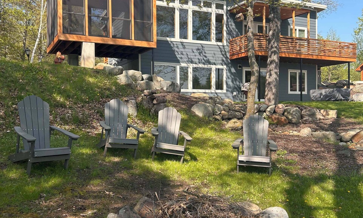 Balsam Lake House | New Modern Lake House at Balsam Lake