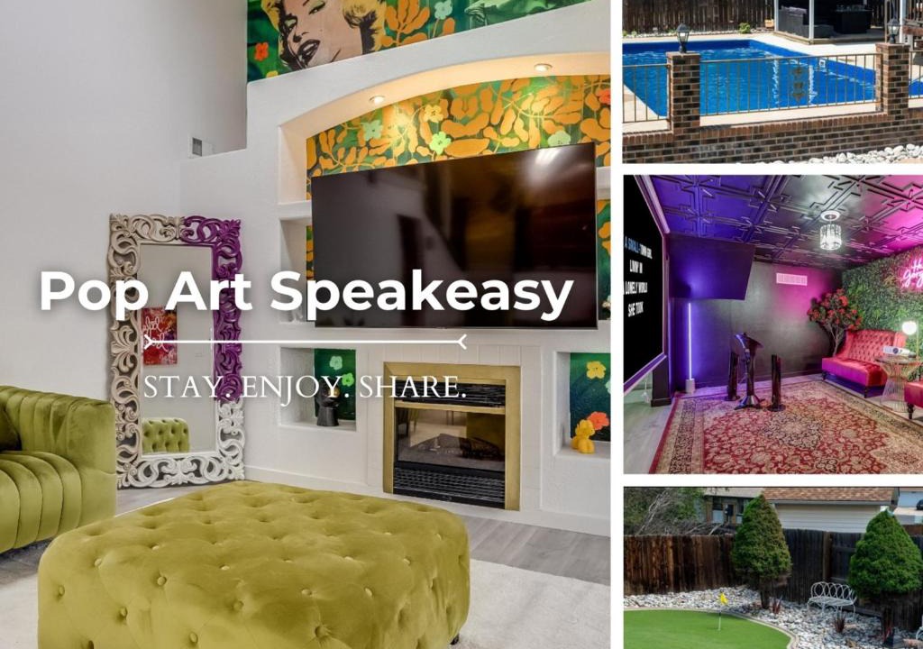 South Westminster House | Pop Art Speakeasy Karaoke Mini Golf Hot Tub & Pool