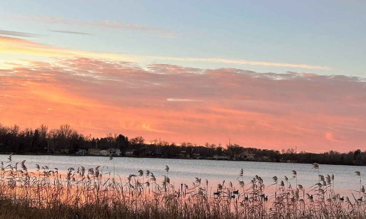 Clayton House | Reflections Retreat on Lake Magnor in Clayton, WI with beautiful lake view