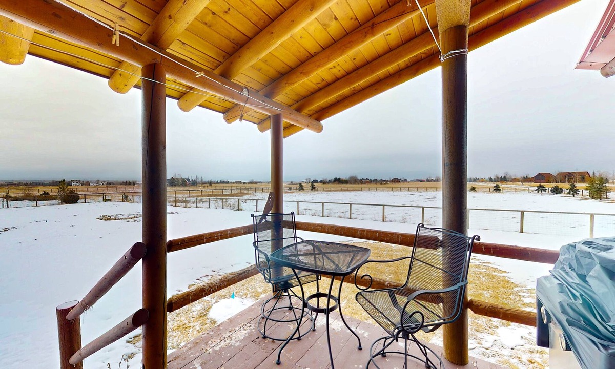 Driggs House | Rustic dog-friendly mountain-view home with fireplace, grill, & Ping-Pong
