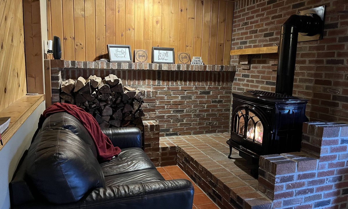 Rodman Apartment | Secluded Apartment Overlooking Ponds with Hot Tub, Fireplace and Game Room!