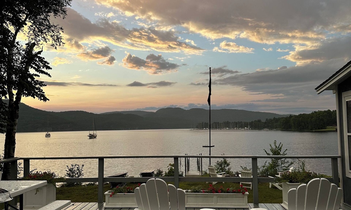 Willsboro House | Some say the BEST VIEW of Willsboro Bay!