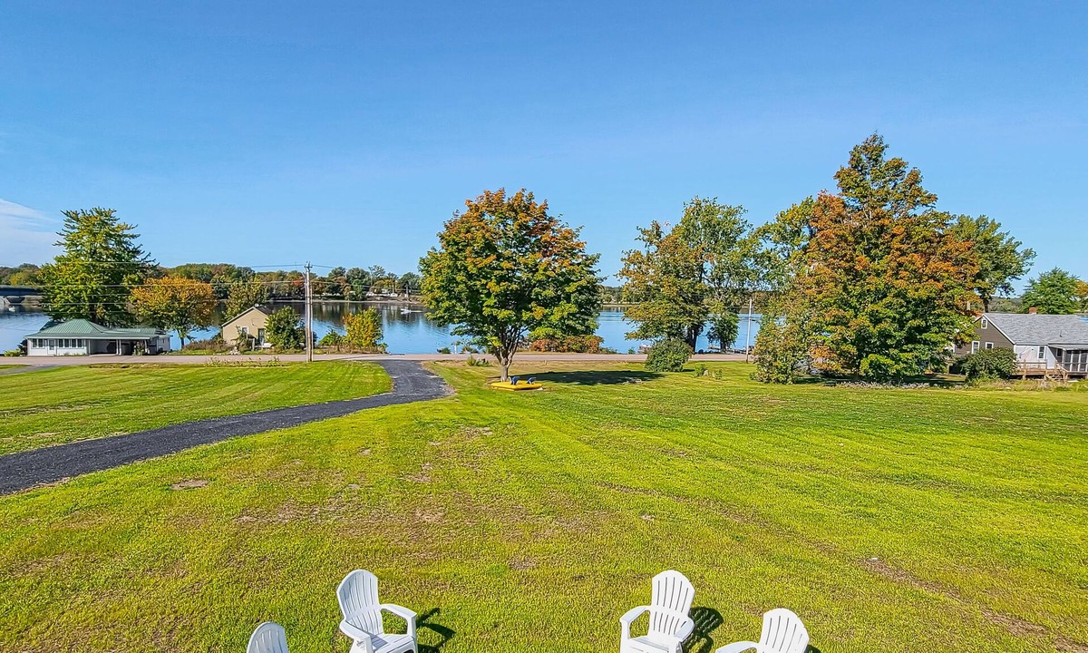 North Hero House | Waterfront home on Lake Champlain with pool, hot tub, dock, kayak & canoe