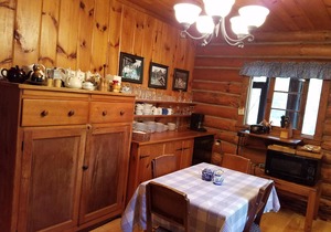 Lakefront Adirondack Log Cabin