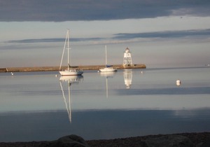 Outstanding Lake Superior Views, Grand Marais Harbor and Light Houses