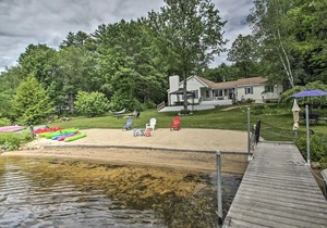 Pet-Friendly Home w/Private Beach, Dock & Rafts!