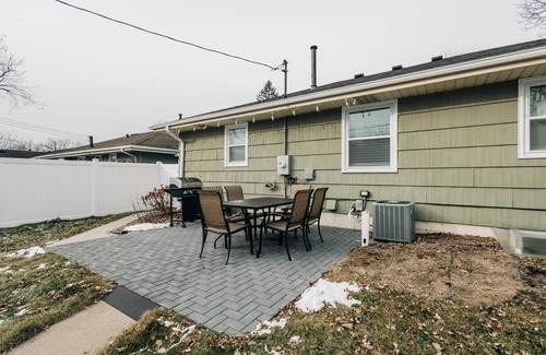 Kenny House | Blue Kitchen Bliss in Bustling Minneapolis