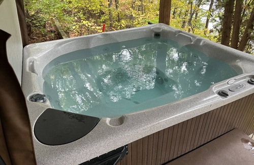 Webster Cabin | Cozy Vacation Cottage on the Lake with Hot Tub!