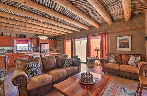 Taos House | El Prado Adobe Home: Courtyard w/Mountain Views!