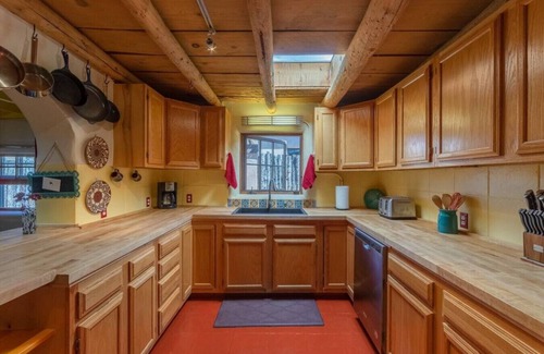 Downtown Santa Fe RV Rental | Jimenez Street · Historic Family-Friendly Adobe Home with Arcade Games & Hot Tub