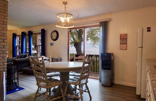 Isle Cabin | Private Beach on Lake Sleeps 17: Two Cabins, Kayaks, Docks, & Firepits