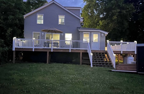 Port Henry House | Spacious 4-bedroom, 3.5-bath lakeview house with AC, WiFi in charming Port Henry