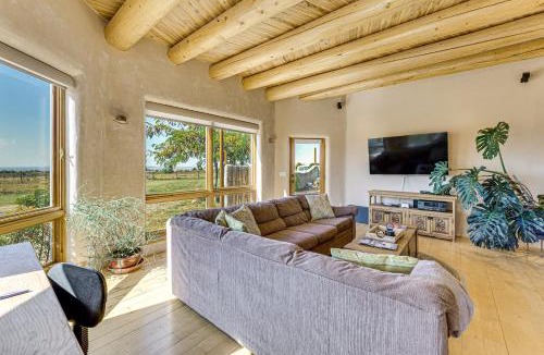 Arroyo Seco House | 10 Mi to Taos Ski Valley Mtn-View Duplex with Deck!