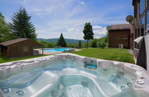 Newfane House | 100 acre Amazing Private Estate. 10 BRs w/Swimming Pool, Tennis Court, Hot Tub!