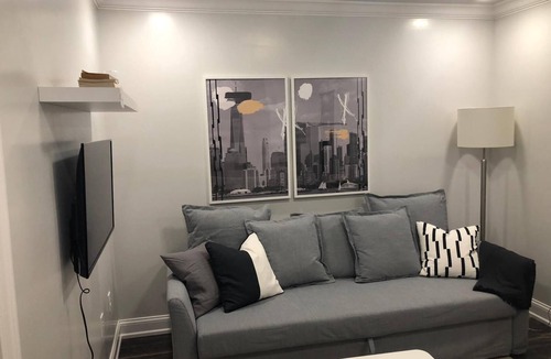 Industry Apartment | 1631 4C · Restful 1bed Apt/20 min to NYC-Parking Avail.
