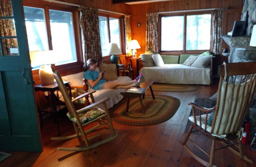 Holderness Cottage | 1920's cottage on the lake with 25' dock that can accommodate a 20' boat.