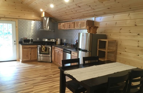 Lake Placid Apartment | 2 bedroom apartment with deck, hot tub and fenced in yard