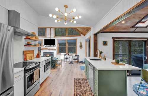Locust Lake Village Ski Chalet | 2 Full Baths, Fireplace, Steps to Lake, In Woods