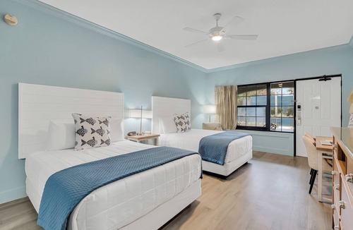 Crystal Beach Hotel | 2 Queen Beds Available. Dog Friendly!