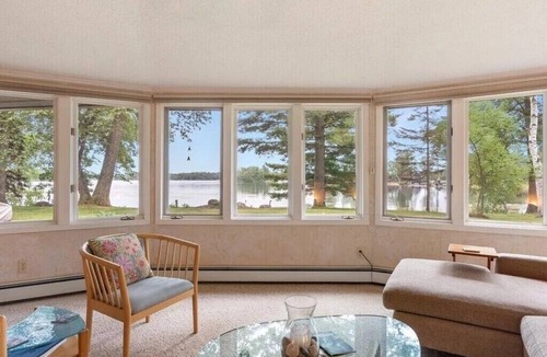 Crosslake Cabin | 3-bedroom cabin + adjacent 5-bedroom log cabin on Rush Lake.