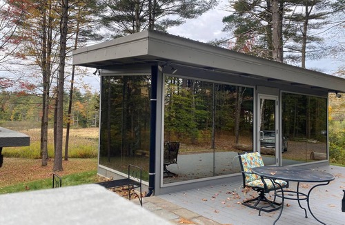 Guilford House | 360 degrees of nature from within the 1 bedroom Vermont Mirror House.