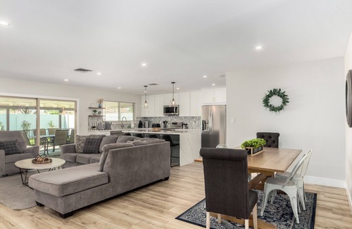 Mesa House | 4BR Mesa Oasis w/Putting Green and Heated Pool!