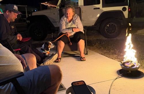 Wisconsin Dells RV Rental | 50/30 Amp RV site with full hookup’s . Semi-private & Secluded
