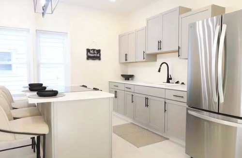 Near Northside House | 5BR Indy Home Sleeps 12. Perfect for large groups. Mins to downtown Indy.