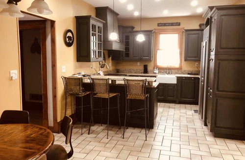 Balsam Lake House | 90 Ft of Frontage on Balsam Lake, WI-w/large dock and more. Sleeps 12+