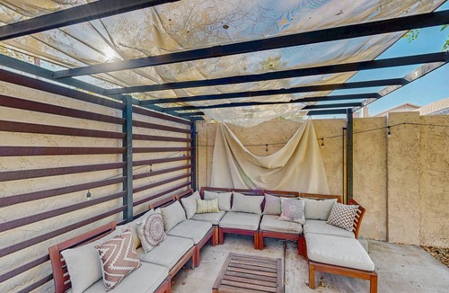 Mesa House | A Comfortable Mesa Escape with a Private Pool, Game Room, and Access to Shops