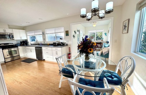Brookings House | A Mermaids Pearl-Charming Vacation Home, Pet Friendly Steps to The Beach