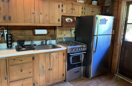 Vermontville Cabin | A True Rustic Cabin with Private Access to Bass Lake and Hiking Trails