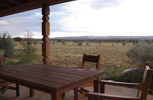 Medanales House | Abiquiu on the Mesa/ Designer Adobe Deluxe Vacation Home.