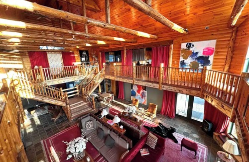 Town of Chesterfield Ski Chalet | Adirondacks Love - 33 acres with LAKE VIEW
