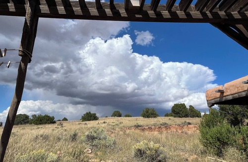 Canoncito House | Adobe casita on 12 acres of high desert