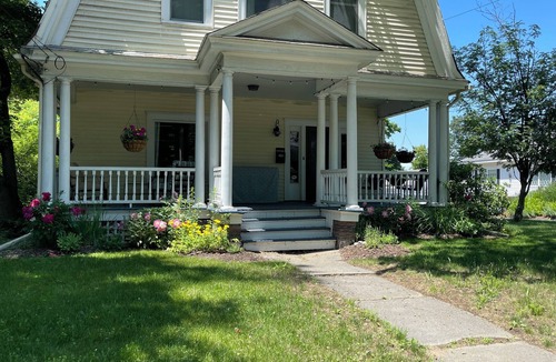 South End House | An antique, hundred year old colonial house with beautiful architectural details