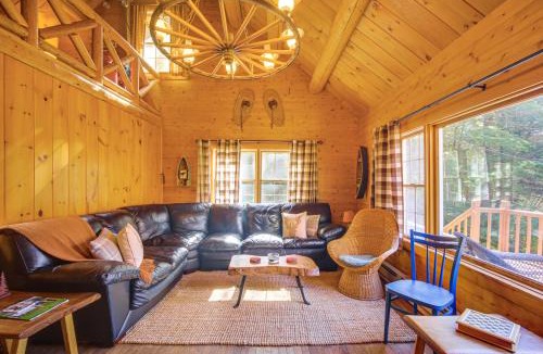 Andover House | Andover Cabin Retreat with Hot Tub and Fireplace!